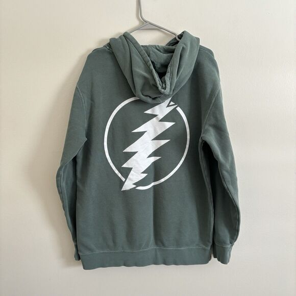 Grateful Dead Forever Hoodie Mens Large Green Sphere Las Vegas Merch Sweatshirt - Picture 1 of 10